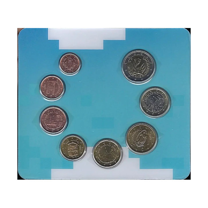 San Marino Official Euro Set (3,88€) 2019 BU