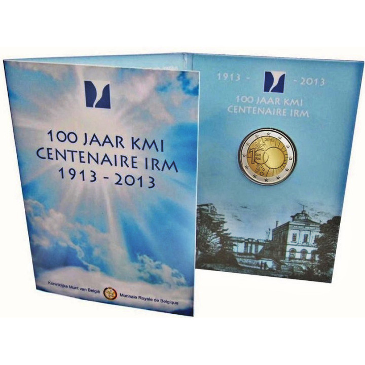 Belgium 2 Euro 2013 "Institute" BU (Coin Card)