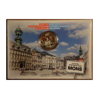 Belgium 5 Euro 2015 "Mons" BU (Coin Card)