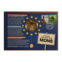 Belgium 5 Euro 2015 "Mons" BU (Coin Card)