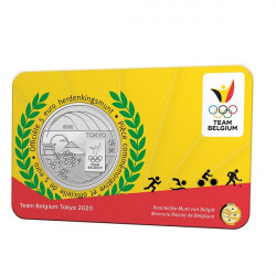 Belgium 5 Euro 2020 "Olympic Games" BU (Coin Card)