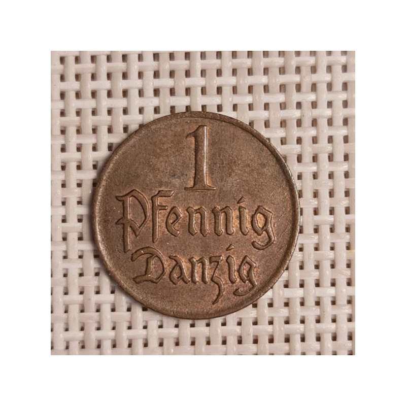 Danzig 1 Pfennig 1923 KM-140 VF