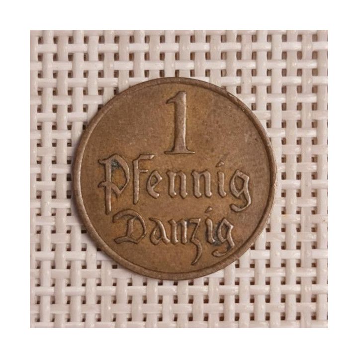 Danzig 1 Pfennig 1926 KM-140 VF