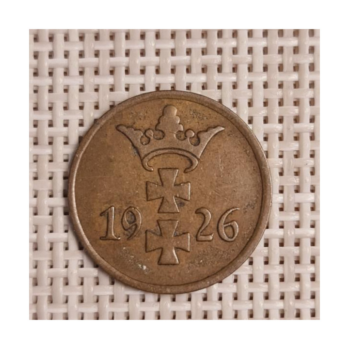 Danzig 1 Pfennig 1926 KM-140 VF