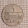 Danzig 5 Pfennig 1923 KM-142 VF