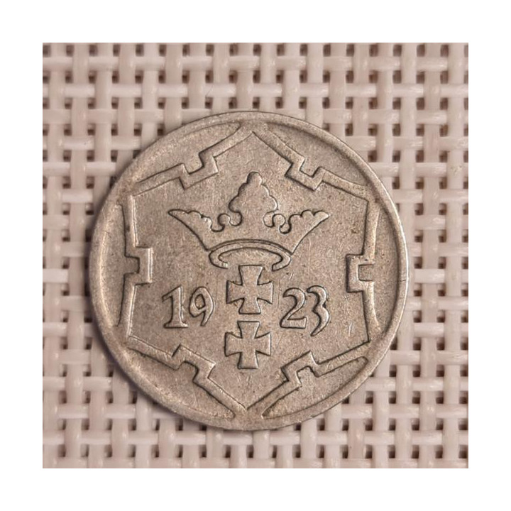 Danzig 5 Pfennig 1923 KM-142 VF