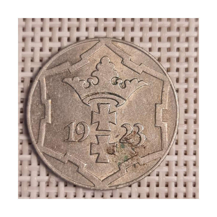 Danzig 10 Pfennig 1923 KM-143 VF