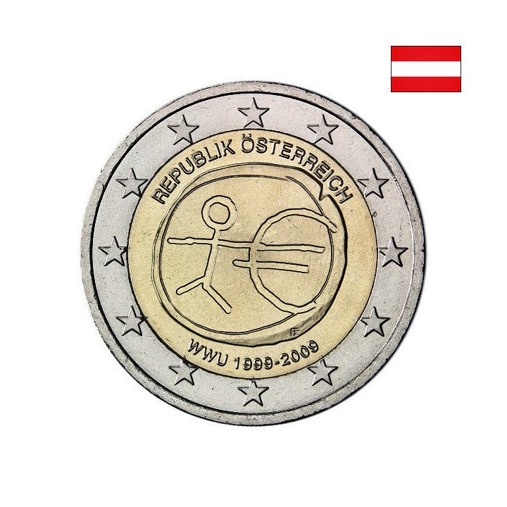 Austria 2 Euro 2009 "EMU" UNC