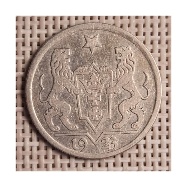 Danzig 1 Gulden 1923 KM-145 VF