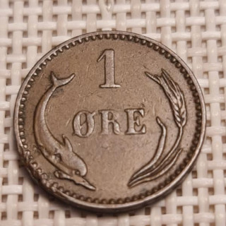Denmark 1 Øre 1902 KM-792 VF