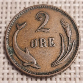 Denmark 2 Øre 1899 KM-793 VF
