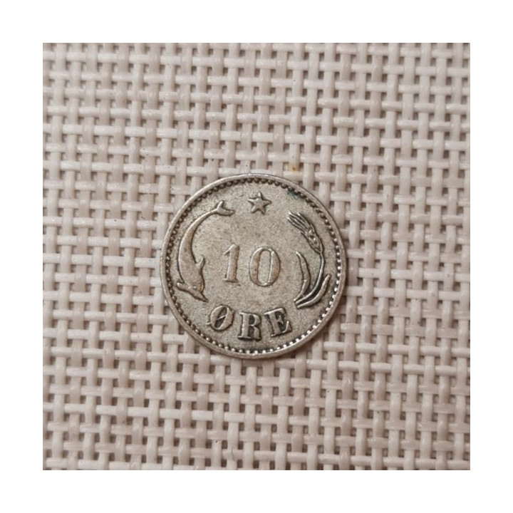 Denmark 10 Øre 1903 KM-795 VF