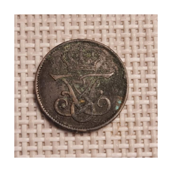 Denmark 1 Øre 1907 KM-804 F