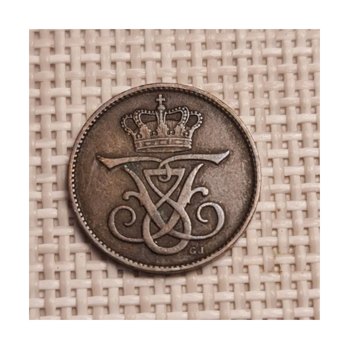 Denmark 1 Øre 1907 KM-804 VF