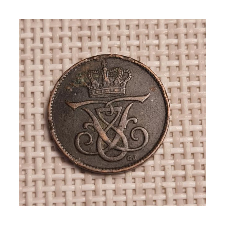 Denmark 1 Øre 1912 KM-804 F