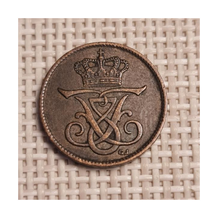 Denmark 1 Øre 1912 KM-804 VF