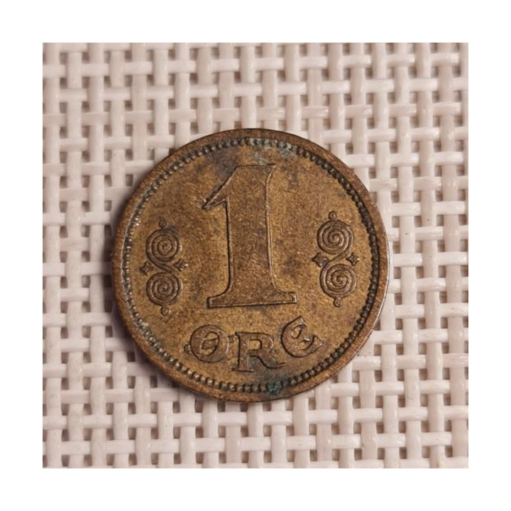Denmark 1 Øre 1915 KM-812 VF