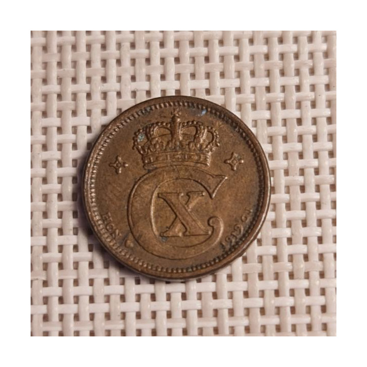 Denmark 1 Øre 1919 KM-812 VF