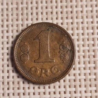 Denmark 1 Øre 1919 KM-812 VF