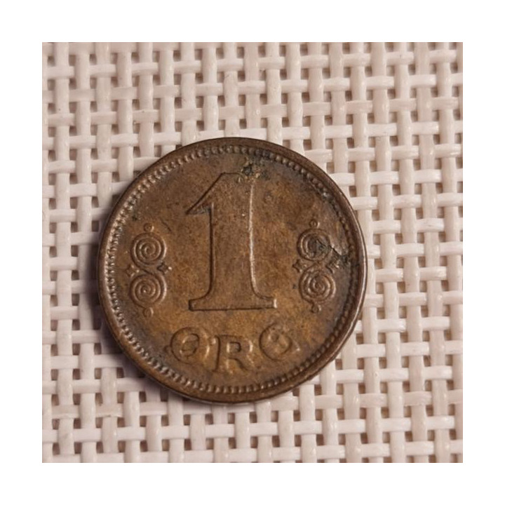 Denmark 1 Øre 1919 KM-812 VF