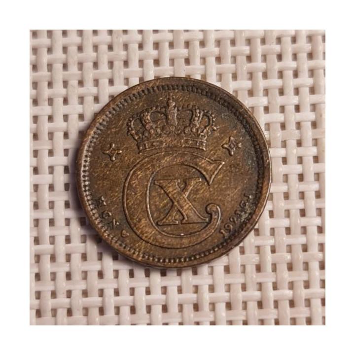 Denmark 1 Øre 1921 KM-812 VF