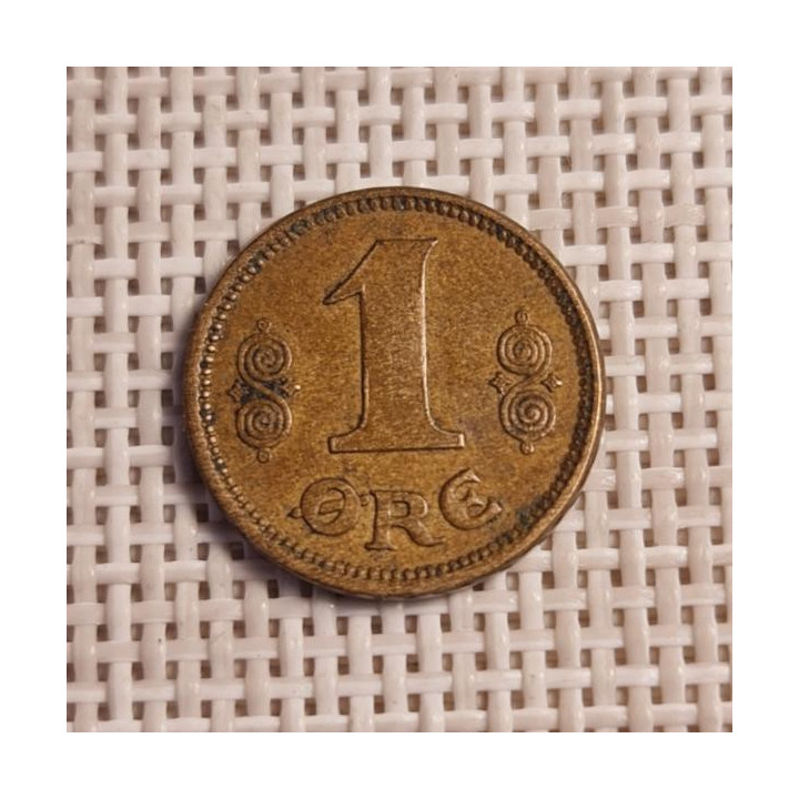 Denmark 1 Øre 1922 KM-812 VF