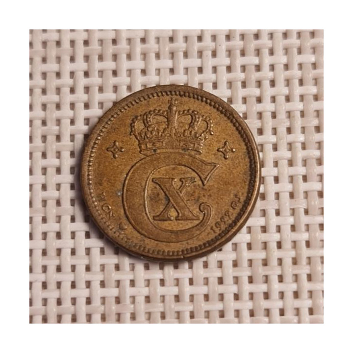 Denmark 1 Øre 1922 KM-812 VF