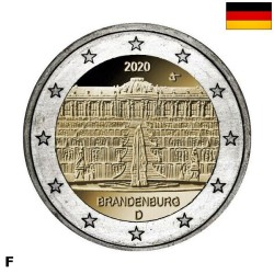Germany 2 Euro 2020 F "Brandenburg" UNC