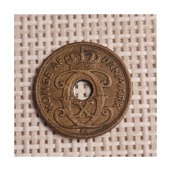 Denmark 1 Øre 1932 KM-826 VF