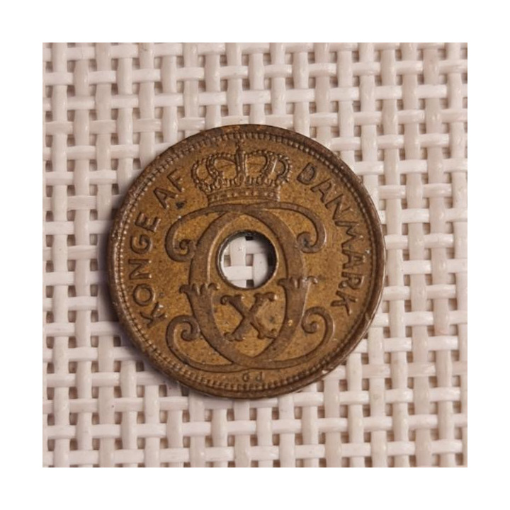 Denmark 1 Øre 1934 KM-826 VF