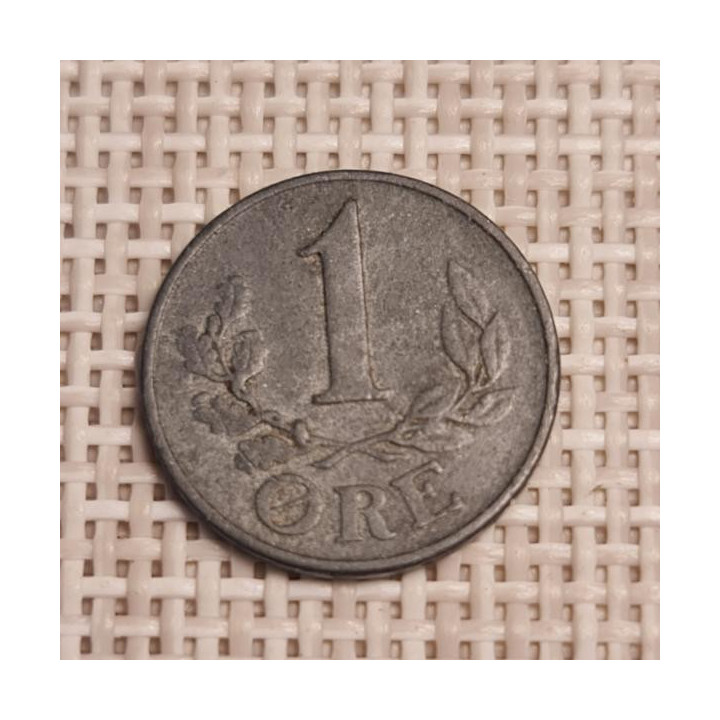 Denmark 1 Øre 1941 KM-832 VF