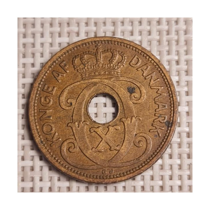 Denmark 2 Øre 1929 KM-827 VF