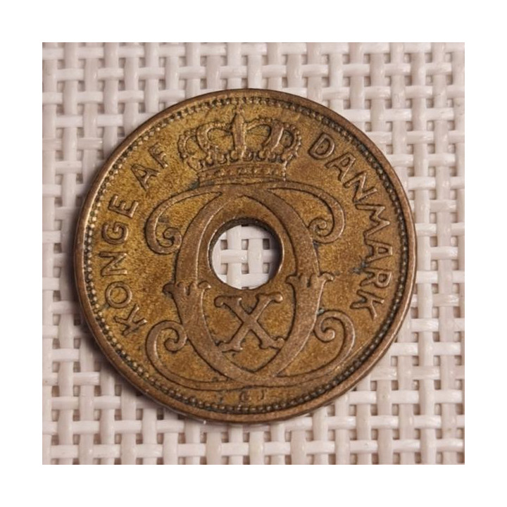 Denmark 2 Øre 1939 KM-827 VF