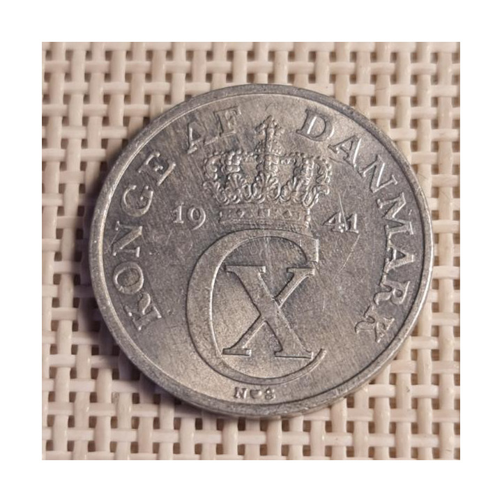 Denmark 2 Øre 1941 KM-833 VF