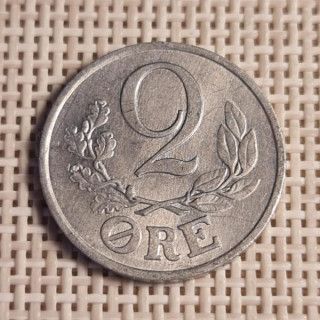 Denmark 2 Øre 1941 KM-833 VF
