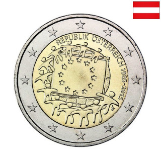 Austria 2 Euro 2015 "Flag (EUF)" UNC