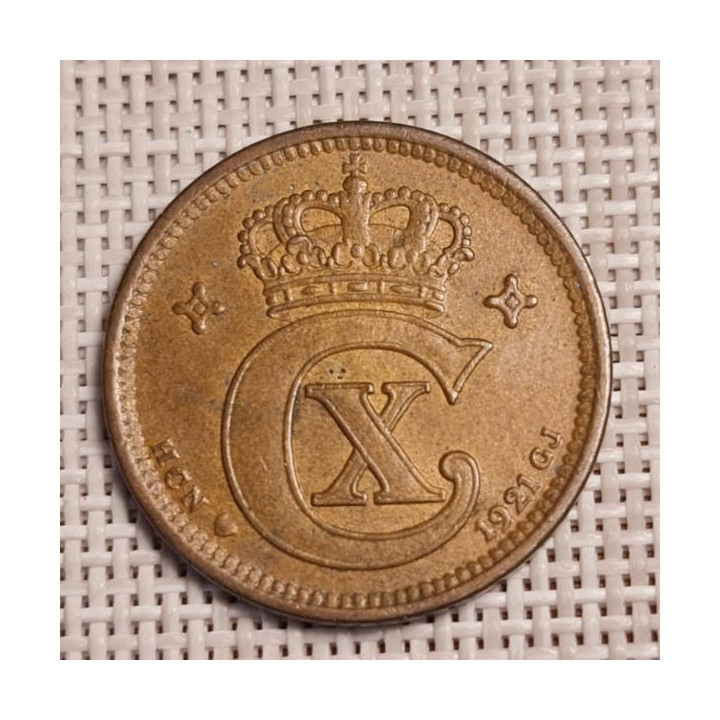 Denmark 5 Øre 1921 KM-814 VF