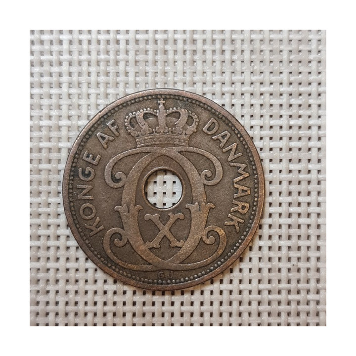 Denmark 5 Øre 1927 KM-828 VF