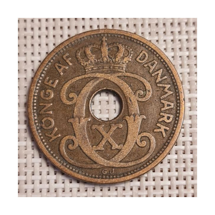 Denmark 5 Øre 1928 KM-828 VF