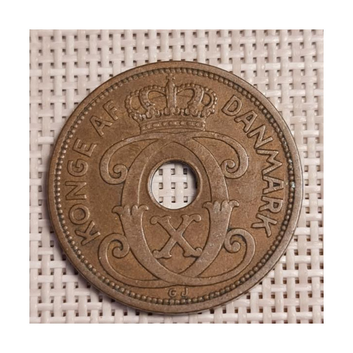 Denmark 5 Øre 1929 KM-828 VF
