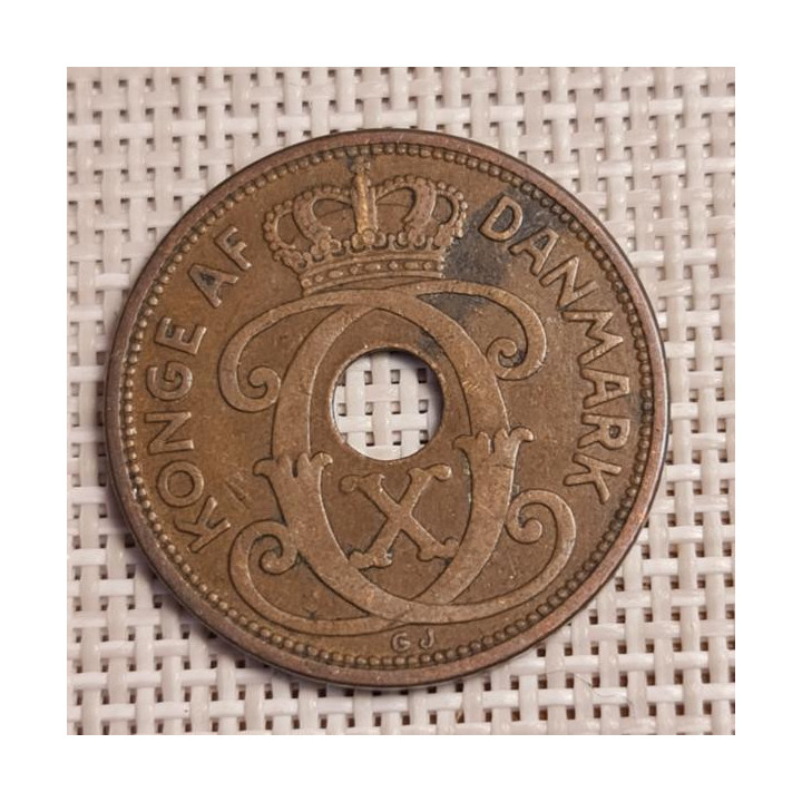 Denmark 5 Øre 1934 KM-828 VF