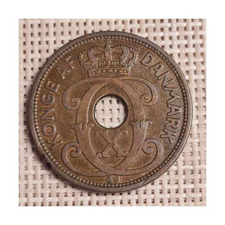 Denmark 5 Øre 1935 KM-828 VF