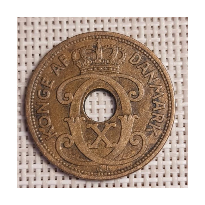 Denmark 5 Øre 1940 KM-828 VF