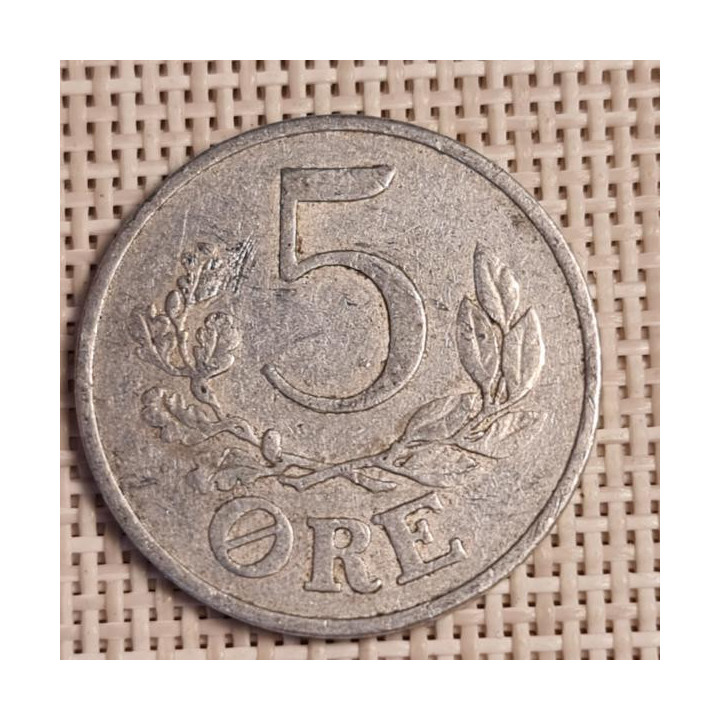 Denmark 5 Øre 1941 KM-834 VF