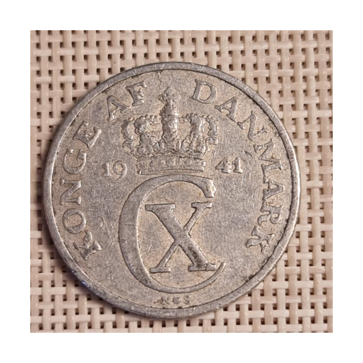 Denmark 5 Øre 1941 KM-834 VF