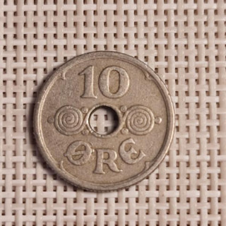 Denmark 10 Øre 1926 KM-822 VF