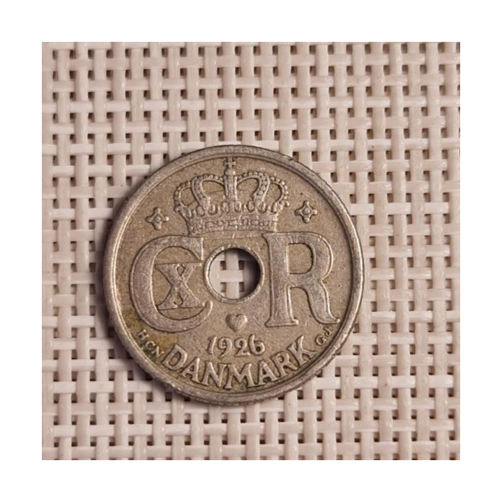 Denmark 10 Øre 1926 KM-822 VF