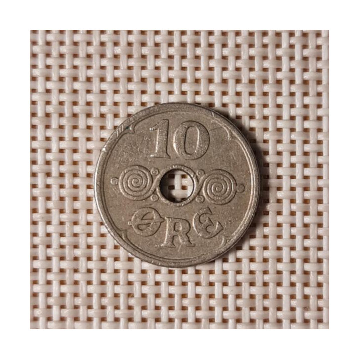 Denmark 10 Øre 1931 KM-822 VF