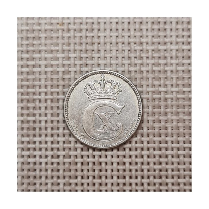 Denmark 25 Øre 1913 KM-815 XF