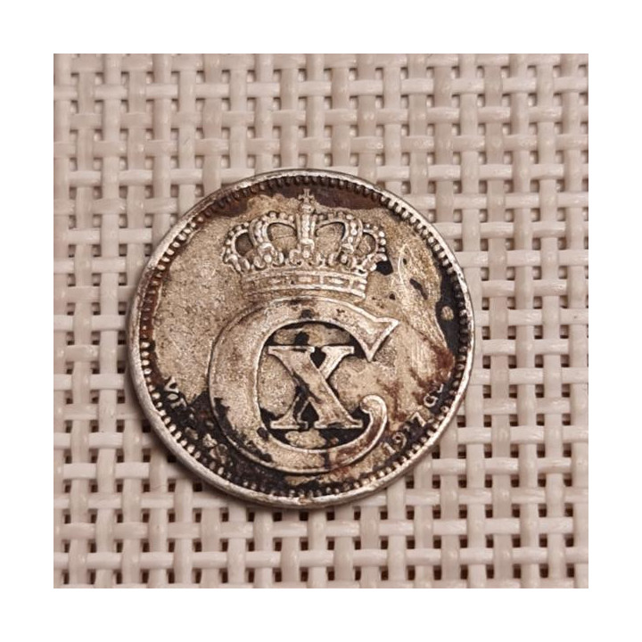 Denmark 25 Øre 1917 KM-815 VF